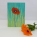 Greeting card - Mono poppy