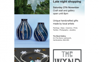 Wynd Gallery and Christmas Lights In Letchworth